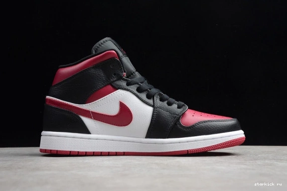 Bred 1 Air 554724-066 554724-066  Toe Mid Jordan 1004
